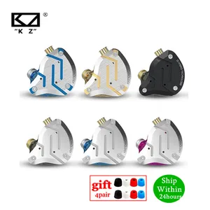 KZ ZS10 Pro металлическая гарнитура 4BA + 1DD гибридные блоки HIFI бас наушники в ухо монитор наушники шумоподавление наушники KZ ZSN AS16