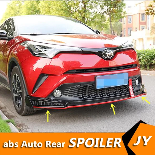 Для TOYOTA CHR Body kit спойлер- CH-R FR ABS задний спойлер передний бампер диффузор защитные бамперы
