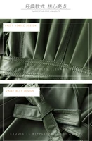 YRFree shippingfashion Ladies genuine leather jacketschic trendy vintage sheepskin tops