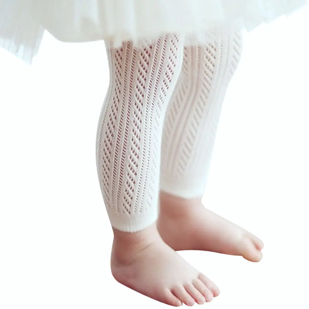

Toddler Infant Baby Girls Tight Knitting Pantyhose Kids Girl Baby White Tights Leggings 0-2T