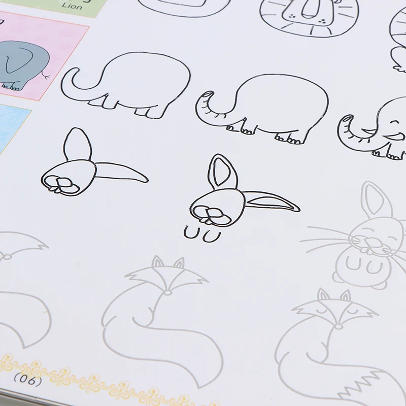 

Animal / vegetable / plant Cartoon Baby Drawing Book Coloring Books for Kids