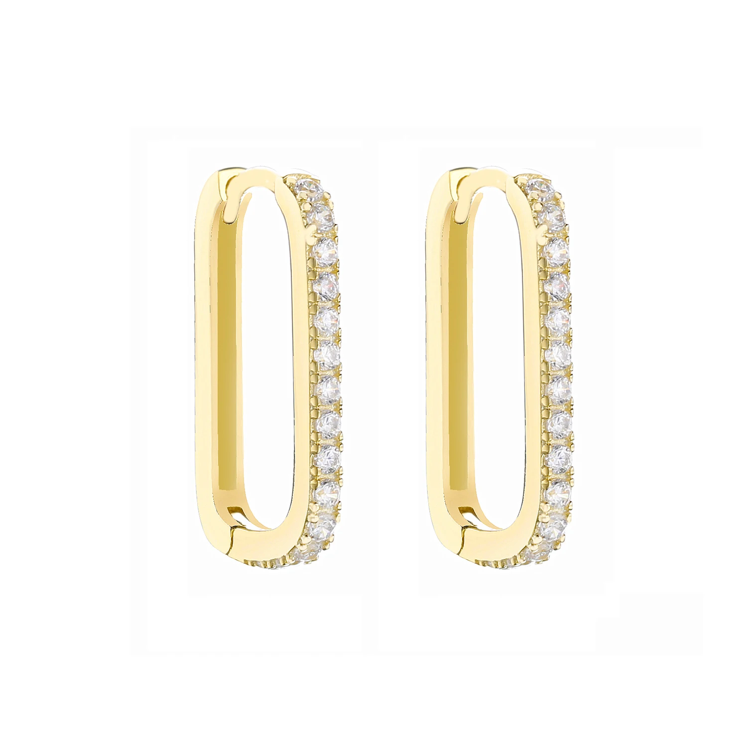 Oval Gold Moonmory модные серьги-кольца для женщин 925 пробы опал в серебряной оправе Huggies Серьги-кольца для женщин серьга со змеями 16 цветов - Окраска металла: Oval Gold