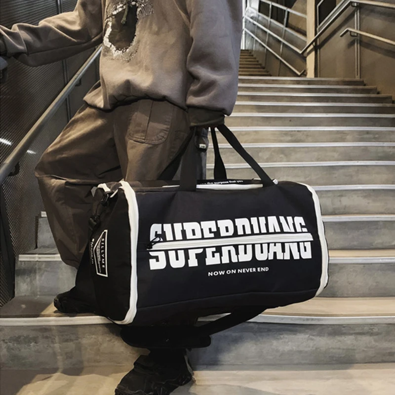 Multifunctional Gym Athletic Bag Sport Fitness Femme Sport Handbag Workout Training Bag Yoga Sneaker Bag with Shoe Compartment