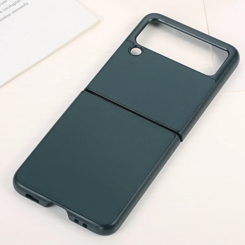 

For Samsung Galaxy Z Flip 3 Case Leather Material