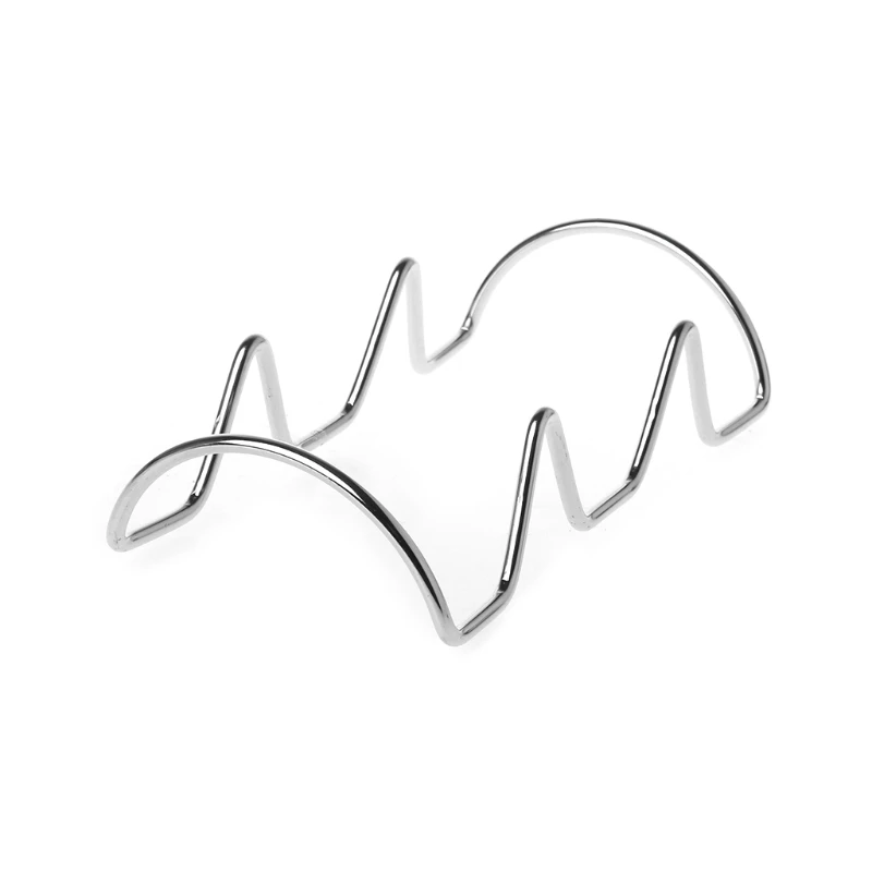 Волновой формы из нержавеющей стали держатели Тако Мексиканская полка для еды 2-4 Твердые раковины стенд Nov20 и Прямая поставка