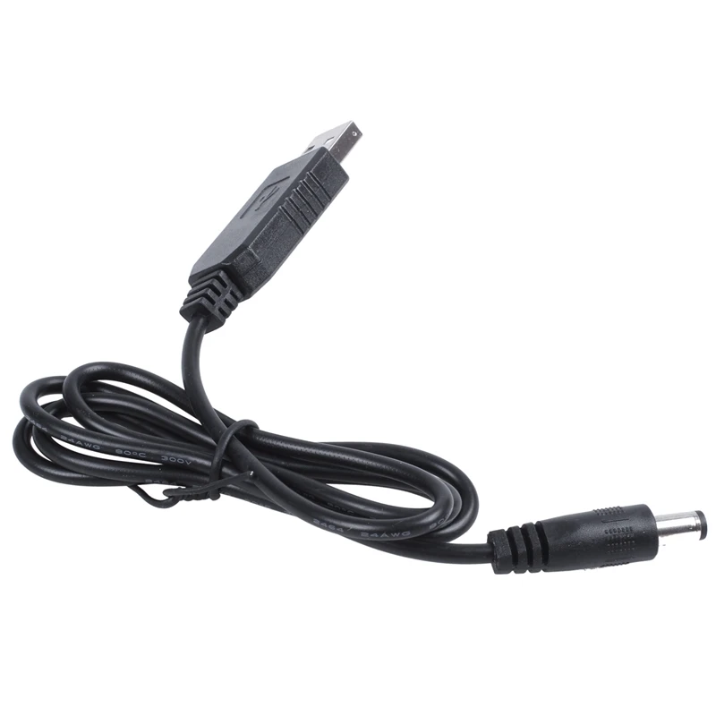 USB DC 5V к 12V 2 1mm X 5 5mm модуль конвертер баррель мужской разъем кабеля питания кабель-1M