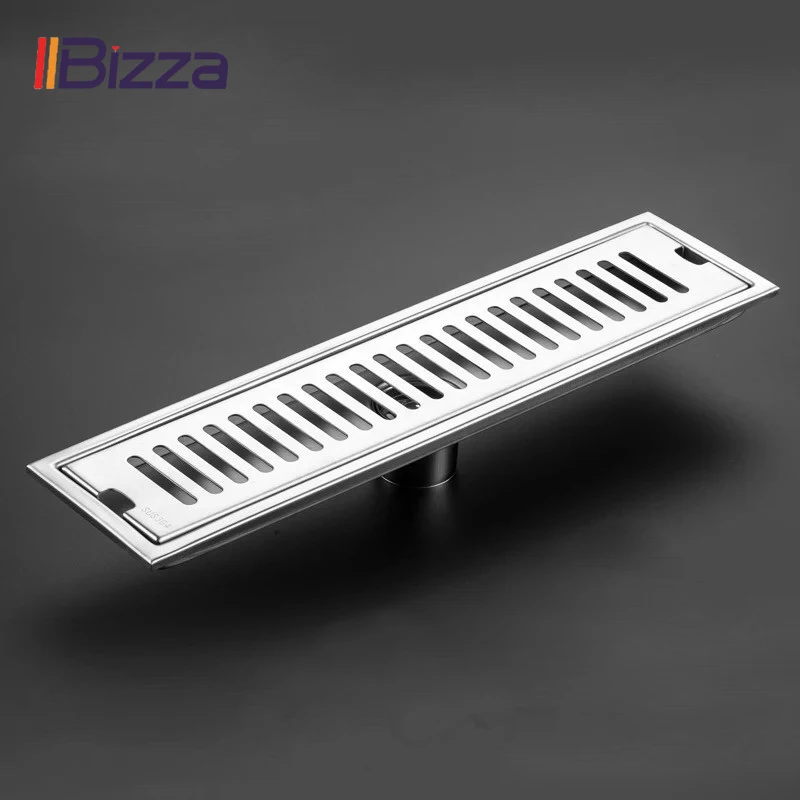 Слив для душа 304 SUS из нержавеющей стали с большим потоком длинный линейный слив в