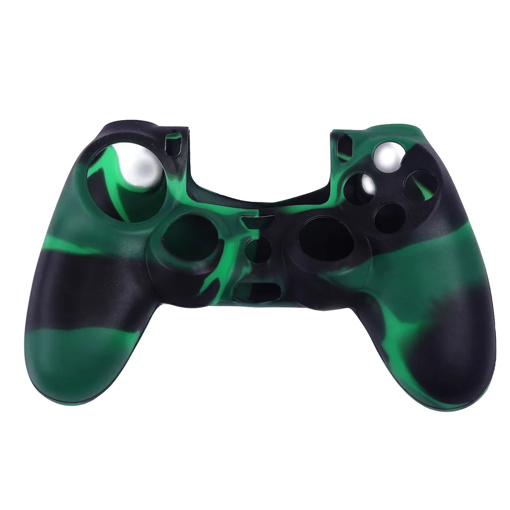 B Силиконовый резиновый чехол для playstation 4 PS4 беспроводной контроллер игровые аксессуары Чехлы - Цвет: B
