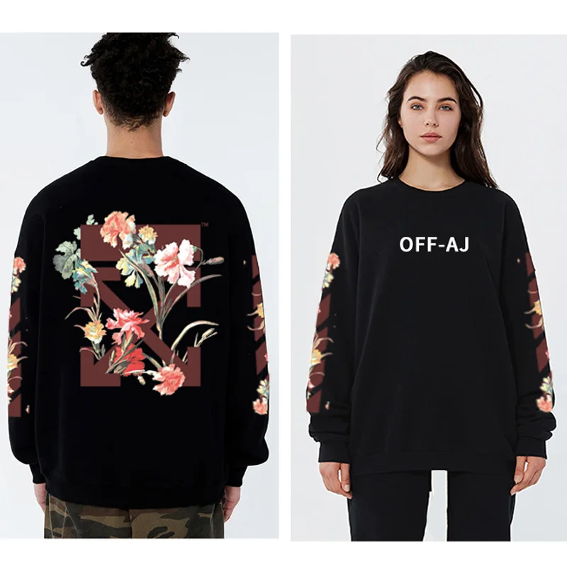 

Осенне-зимние новые толстовки с капюшоном IКOff WhiteС, мужские толстые однотонные джоггеры из ткани 360g, текстурные пуловеры