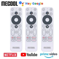 original mecool km2 voice bt remote control replacement for netflix google certification prime video google play android tv box