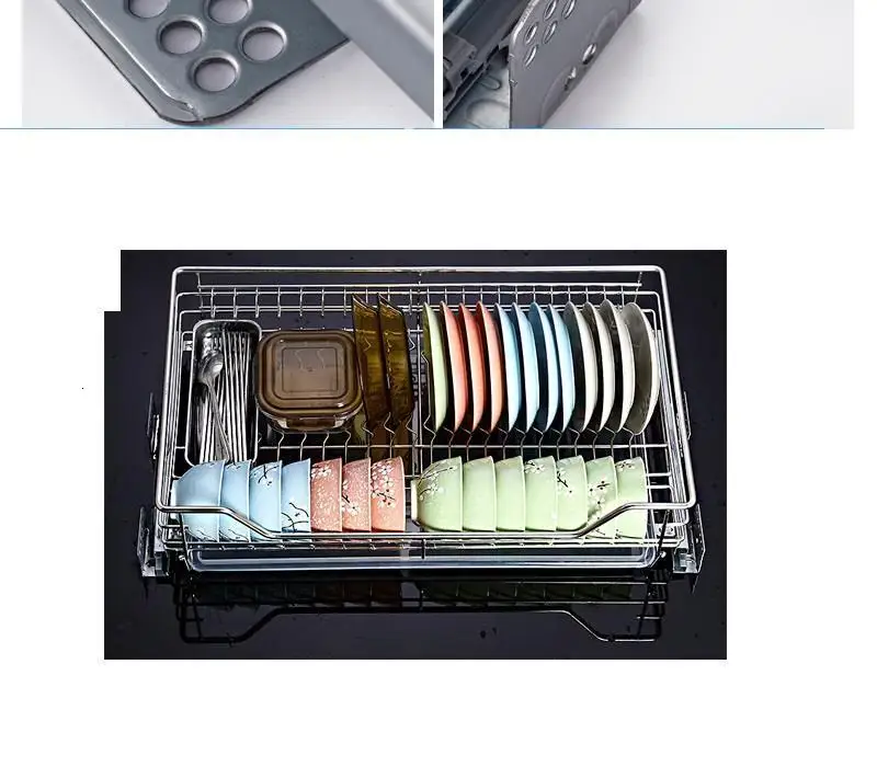Organizador Almacenaje Armario Platos Mutfak Pantries, органайзер из нержавеющей стали, кухонный стеллаж, кухонный шкаф, корзина для хранения