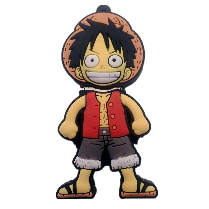 Usb флеш-накопитель в стиле мультфильма Пираты Луффи с изображением черепа 32 ГБ