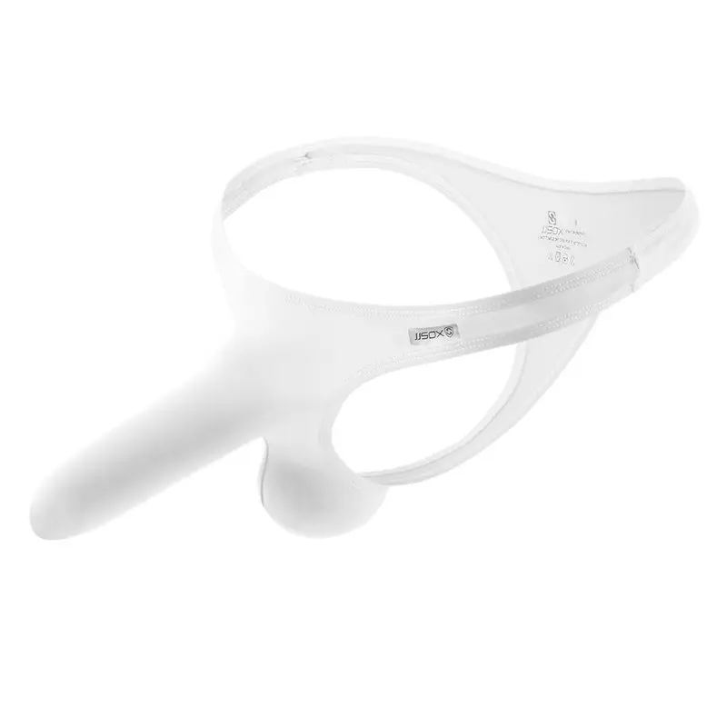 Мужские трусы стринги с мешочком для пениса серые Тонги бандаж сексуальное