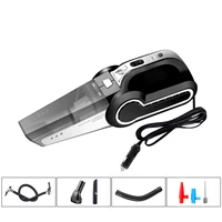 4 in 1 portable car vacuum cleaner mini handheld air compressor 120w 4000pa wetdry auto vacuums cleaner for home vehicles
