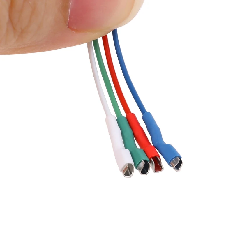 4Pcs 50mm 5N Pure Sliver Leads Header Wire Cable Universal For 1.2-1.3mm Pins Turntable Phono Headshell Drop Ship | Электроника