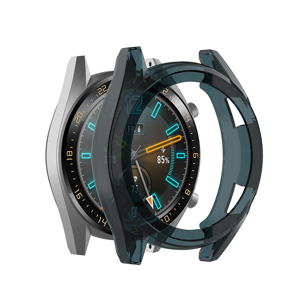 ТПУ Тонкий Смарт-часы защитный чехол для huawei Watch GT Active/элегантная оправа против царапин оболочки Smartwatch аксессуары