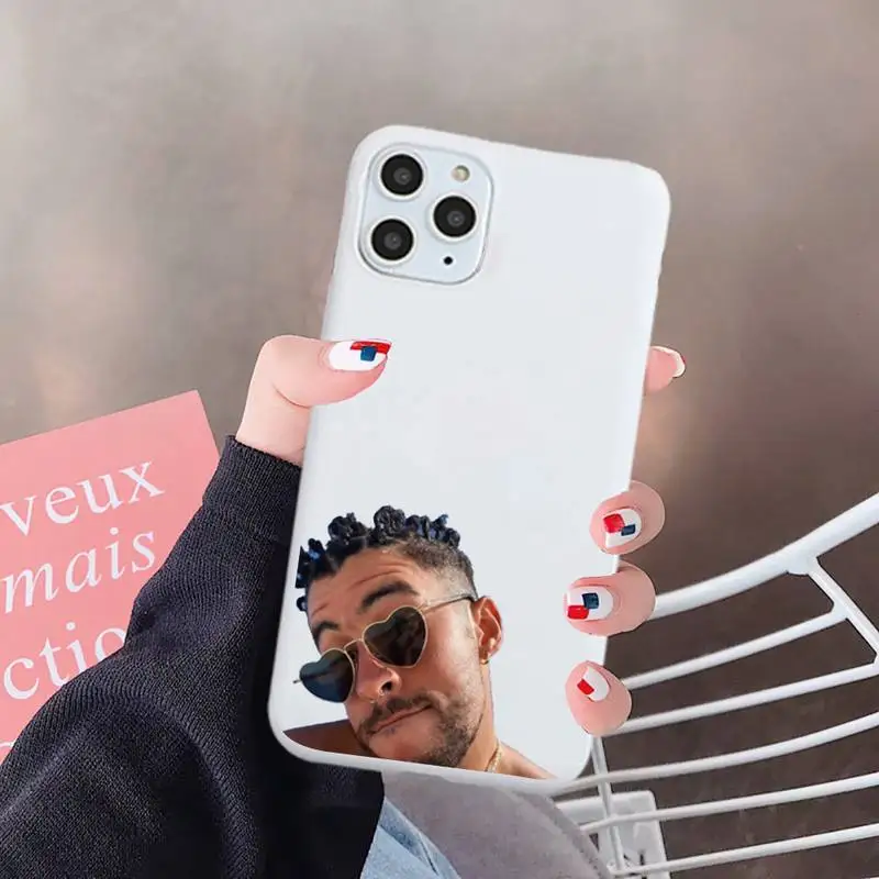 

Yo Perreo Sola Bad Bunny Maluma Phone Case Candy Color for iPhone 6 7 8 11 12 s mini pro X XS XR MAX Plus