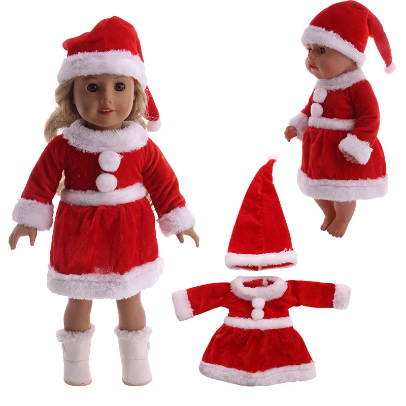 1 шт. одежда для рождественской куклы праздничная атмосфера 18 дюймовой