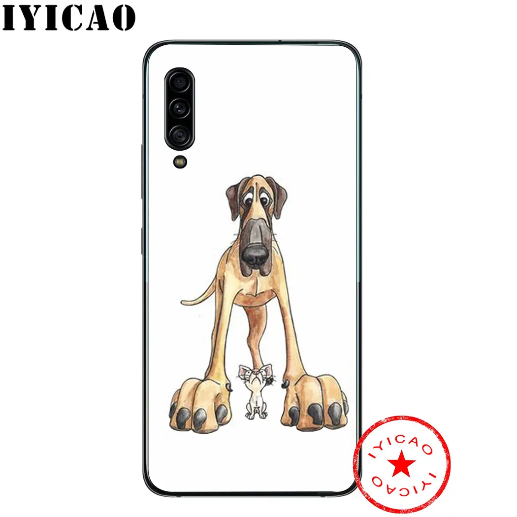 Мягкий чехол IYICAO с милой собакой для samsung Galaxy J8 J6 J4 Plus Prime A2 Core 2018 из ТПУ |