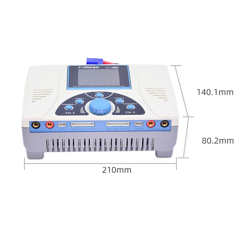 

1pcs NEW iCharger 4010 Duo PL8 Lipo Battery Balance Charger 10S 2000W 40A Dual Ports Power Supply for RC Model Airplane Parts