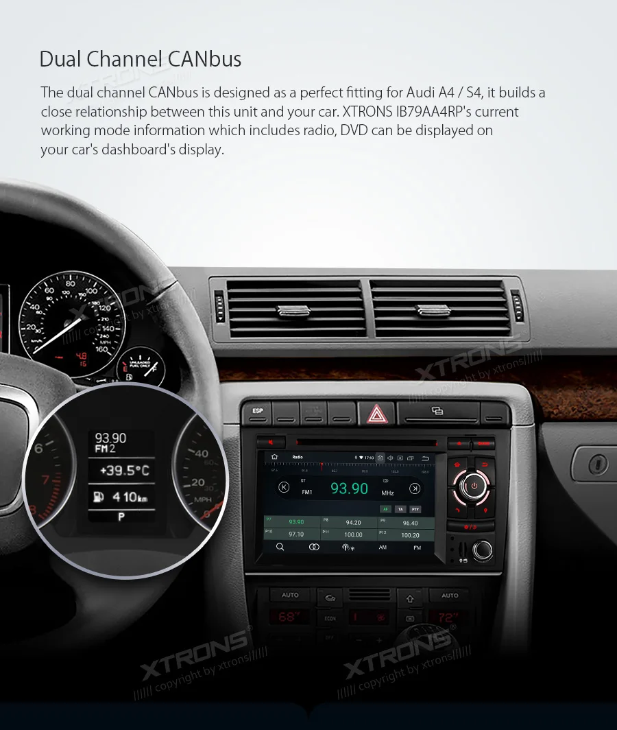 XTRONS " андроид 9,0 PX5 стерео DVD плеер радио gps OBD для Audi A4 S4 B6 B7 RS4 2002-2005 2006 2007 2008 для сиденья Exeo
