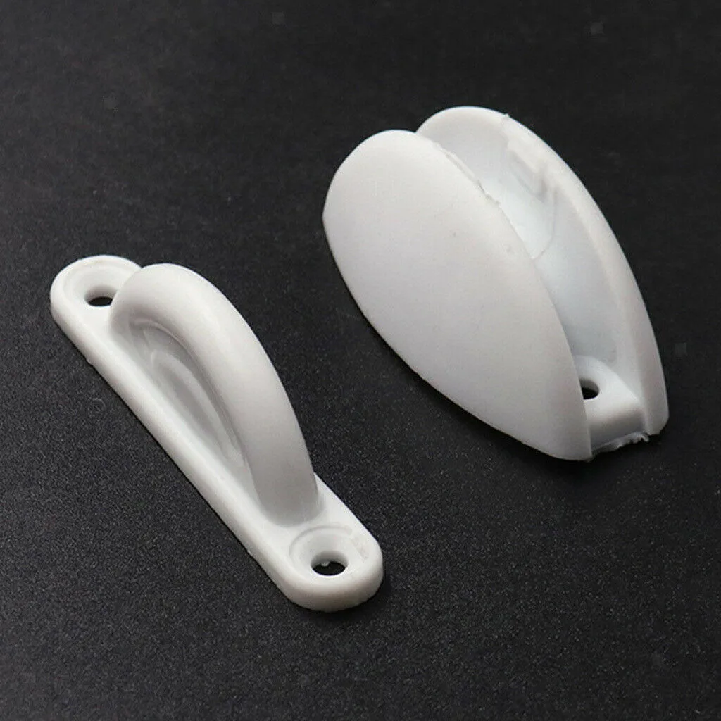 

1 Set Door Frame Buckle Camping Cars Catch Door Stopper Holder Nylon White