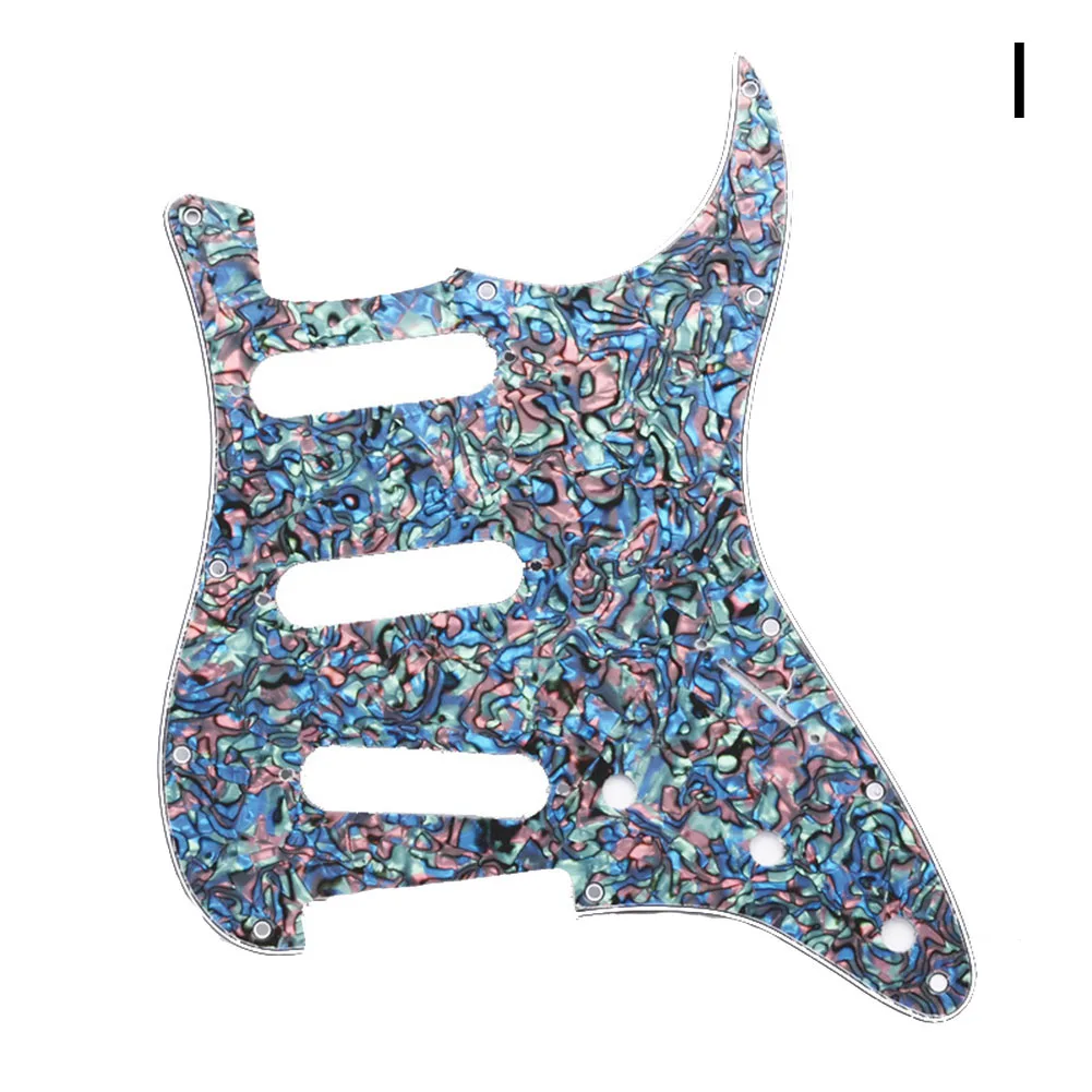 Горячая SSS электрогитара щит панель Передняя гитарная крышка Щит аксессуары