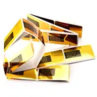 50 шт., профессиональные направляющие формы для наращивания ногтей в форме подсы, УФ-гелевые маникюрные инструменты для дизайна ногтей, аксессуары TSLM2