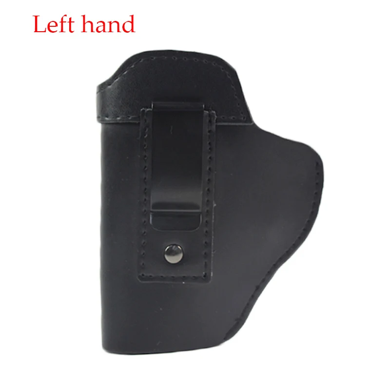 Left hand Кожаная кобура для Glock 17 19 22 23 43 Makalov Beretta 92 M92 Скрытая переноска для страйкбола Пистолетная кобура Охотничьи аксессуары - Цвет: Left hand
