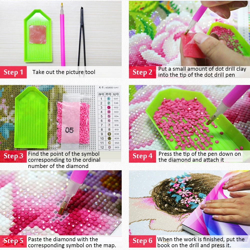 Набор для алмазной живописи алмазная 5D мозаика в виде павлина животного вышивка