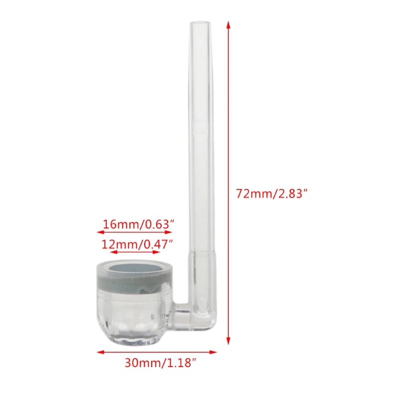 

Aquarium CO2 System Bubble Diffuser U Shaped Atomizer Arcylic Tube with Suction D0AC