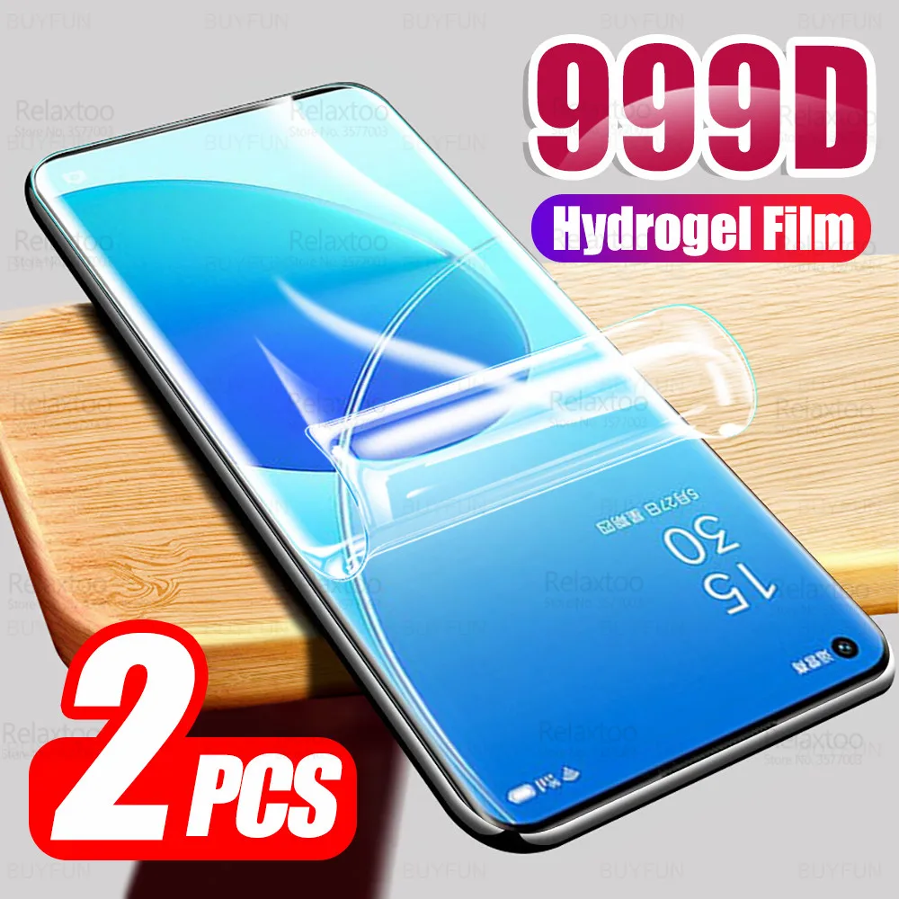 

2pcs Hydrogel Soft Film For Oppo Reno6 Pro Reno 6 Z 6Z 6Pro Reno6Z Full Curved Guard Armor Screen Protector Not Tempered Glass