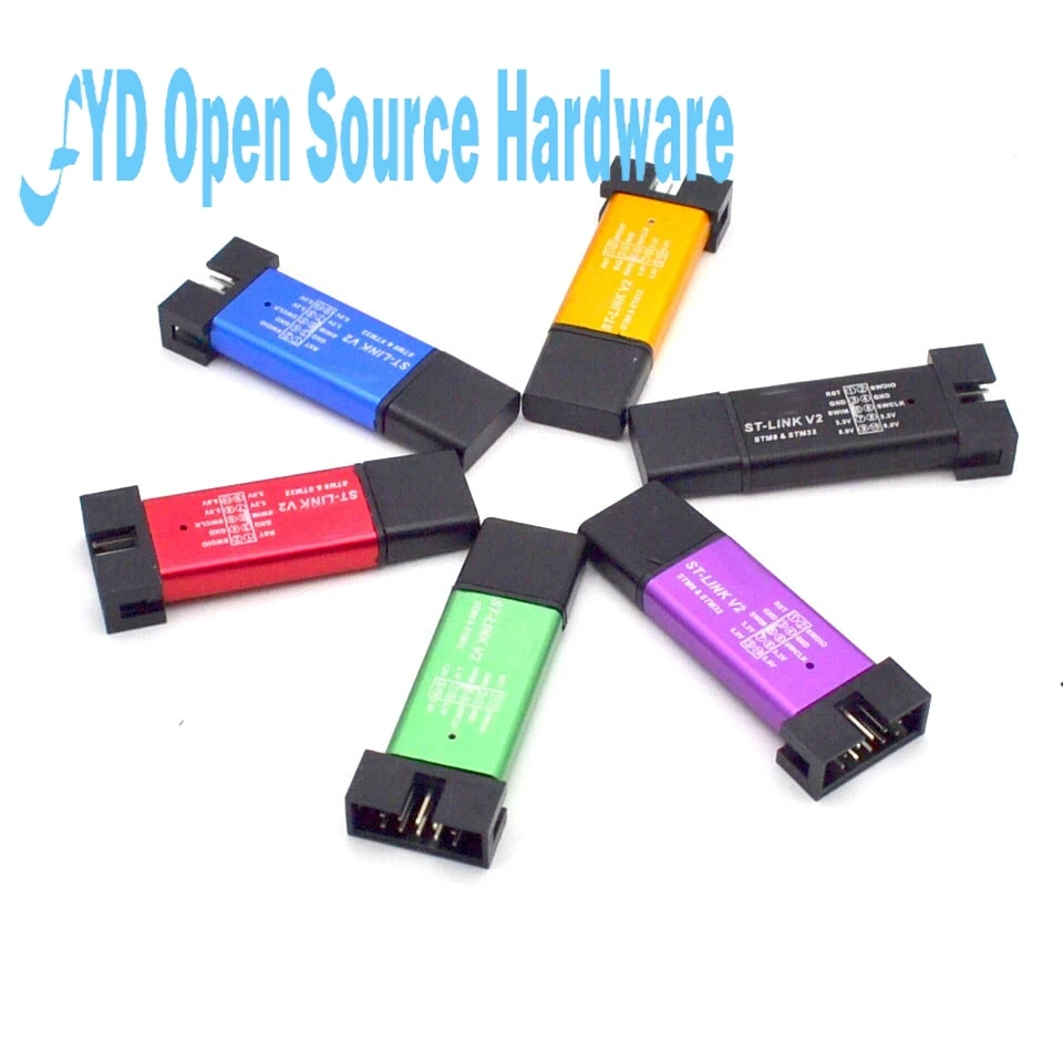 1 шт. ST LINK Stlink Link V2 Mini STM8 STM32 симулятор загрузки программатор программирования с