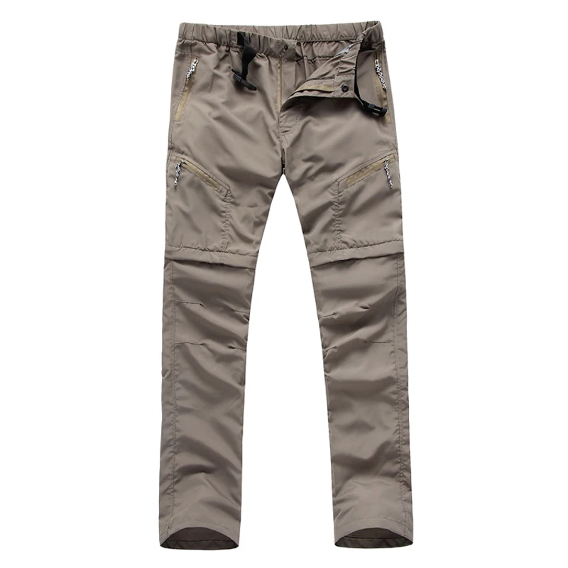 

Men's Quick-Dry Trousers Adults Outdoor Fishing Climbing Hiking Hunting Pants Detachable Shorts Breathable Sports Cargo Pants