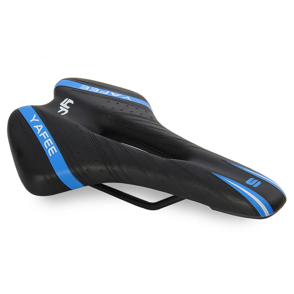 

Black Leather Road Bike Saddle Suspension Comfortable Saddle Touring Bike Lightweight Fabric Sillin Bicicleta Carretera Seat EH5