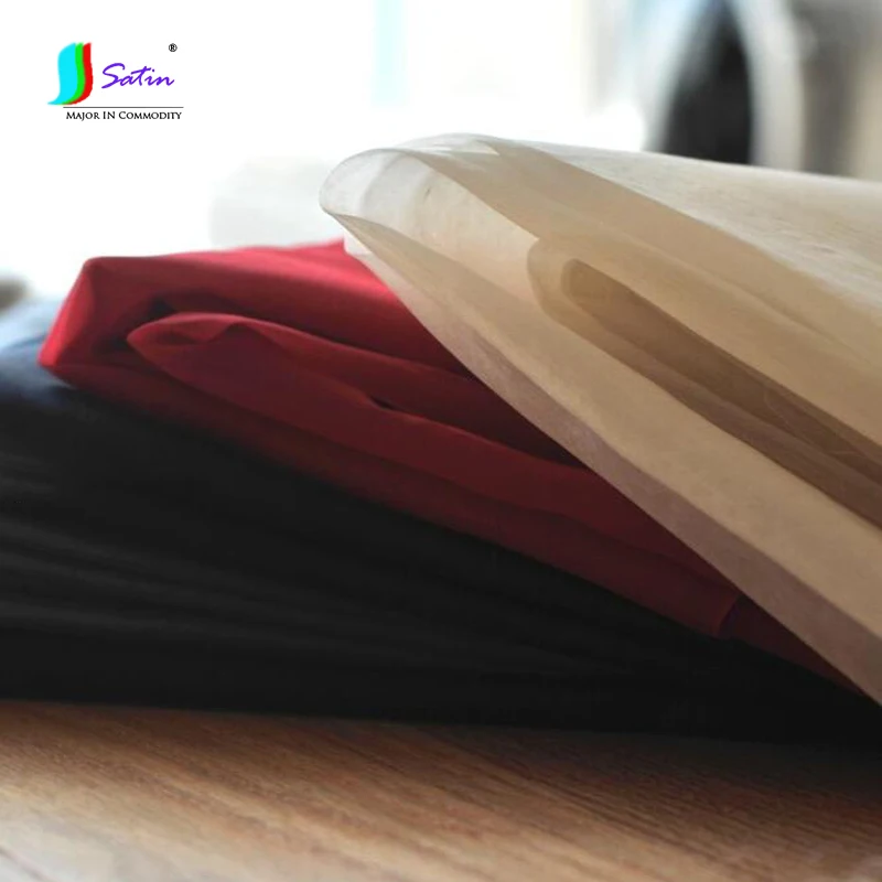 Высококачественная однотонная 100% Шелковая органза мягкая гладкая ткань для