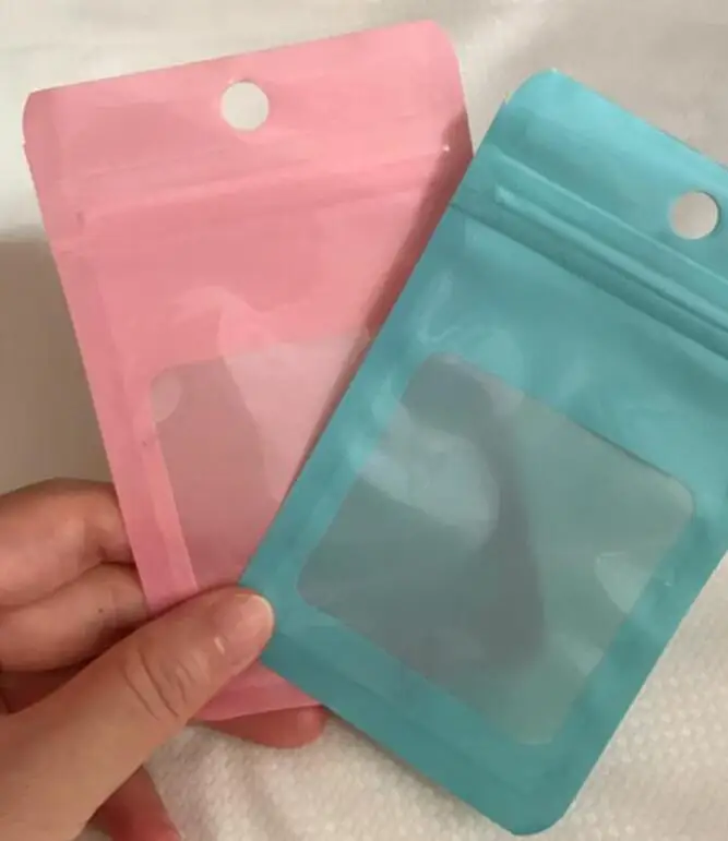 Mix empty bag БАРБИ порошок молнии мешок упаковочная сумка для телефона аксессуары синий для хранения в чистоте сумка для показа для пальца кольцо воздушный мешок держатель - Цвет: Mix empty bag