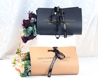 4060cm rose floral gifts wrapping kraft paper flowers arrangement bags bouquet florist gift packing wedding supplies 50pcslot