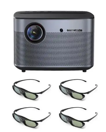 Цвет3 XGIMI H2 проектор Full HD DLP 1350ANSI люмен 1080p светодиодный 3D Видео Android Wifi Bluetooth Проектор для домашнего кинотеатра 4K проектор - Цвет: Цвет3