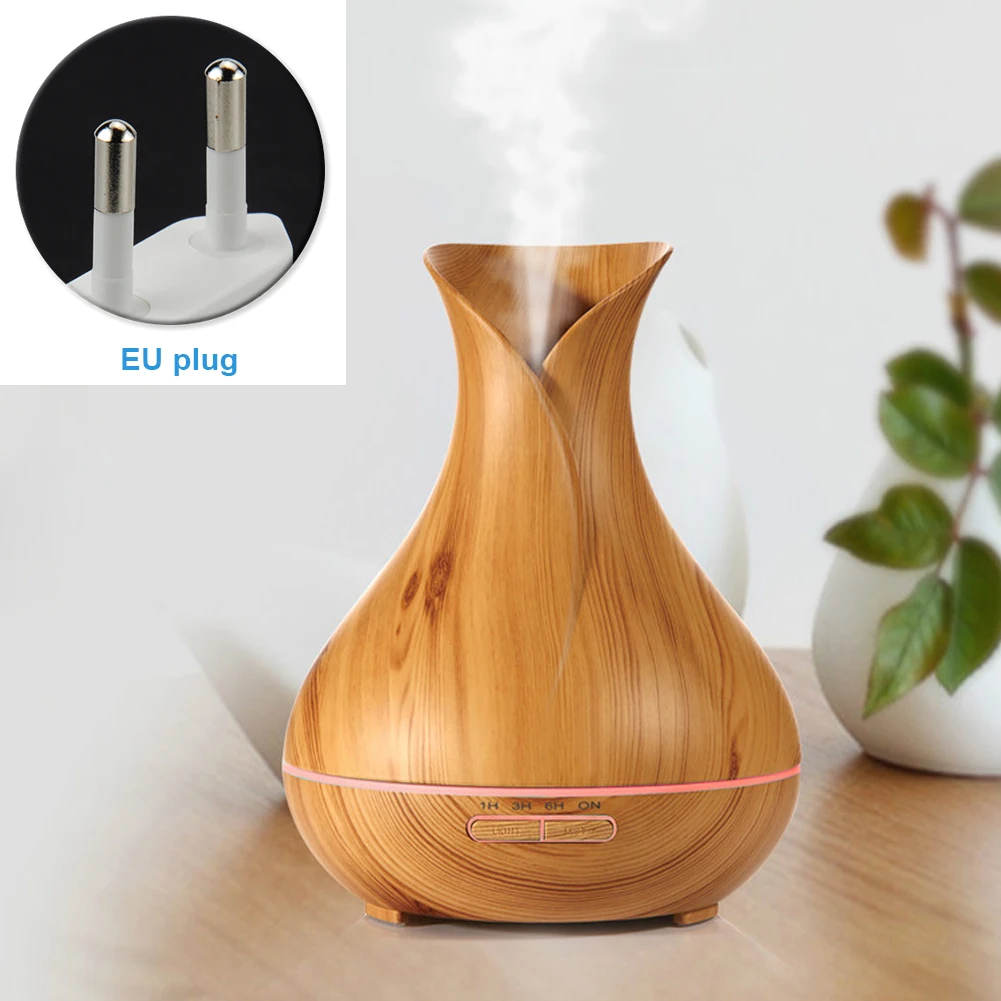 

400 мл диффузор для сна офис ультразвуковые светодиодный лампы Электрический бытовой пульт дистанционного управления эфирное масло увлажни...