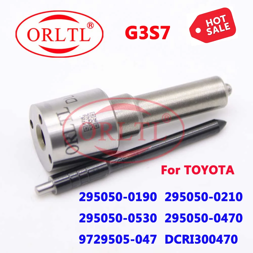 

293400-0070 Common Rail injector nozzle G3S7 for Toyota 23670-0L100 23670-09340 23670-30410 23670-39255 for Toyota Hiace 3.0 d