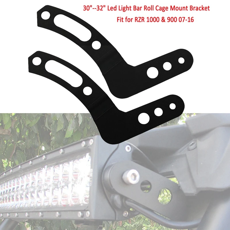 Accessories Led Light Bar Bracket for Polaris RZR 1000 & 900 2007-2016 30 32 Inch Curved/Straight LED | Автомобили и мотоциклы