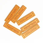 Маленькие кожаные этикетки для одежды ручной работы для шитья шляп кожаные бирки ручной работы кожаные декоративные бирки для кожи