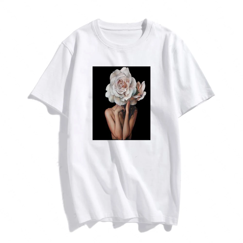 

Summer Women Harajuku cartoon vintage Loose Short-Sleeve Tops Ulzzang cute Sailor Moon Kawaii fall in love Cartoon Print T-Shirt