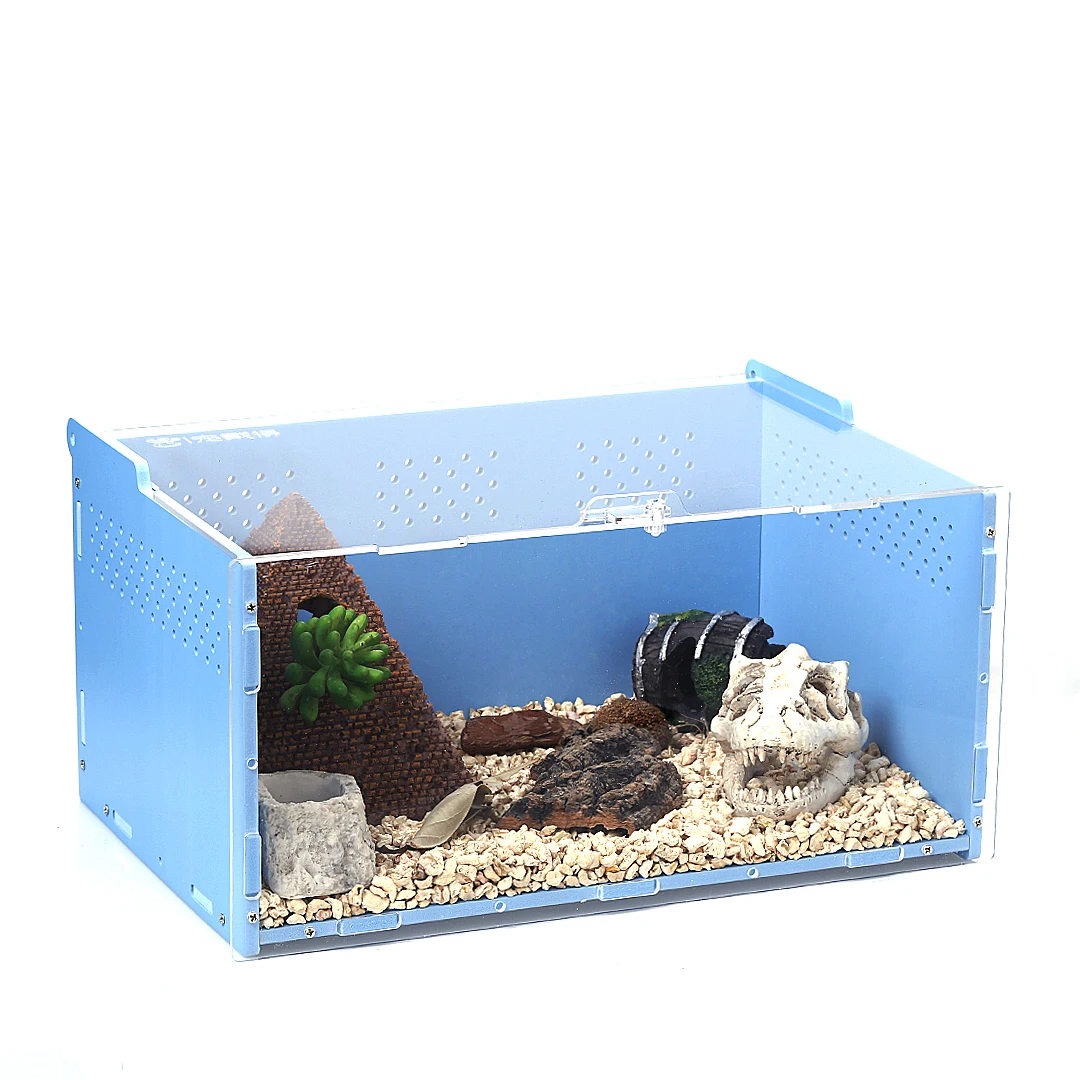 1 шт. ПВХ инкубатор коробка для ползания рептилий акриловая кормления