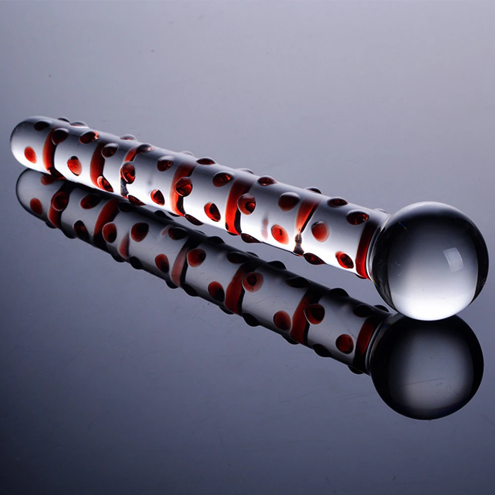 Новое прозрачное стекло фаллоимитатор искусственный пенис Хрустальные анальные