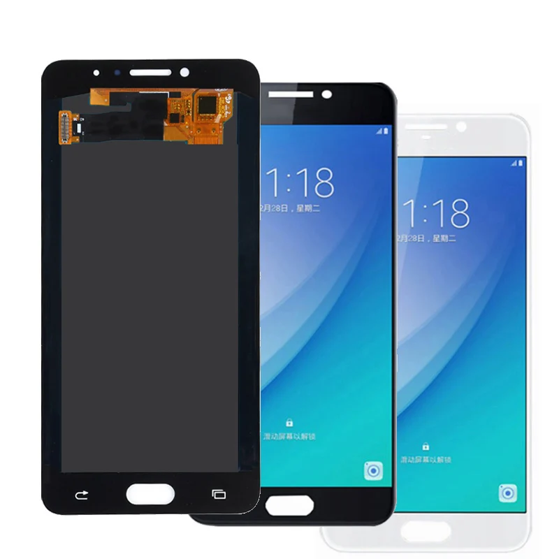 ЖК дисплей Super AMOLED для Samsung Galaxy C7 Pro C7010 с сенсорным экраном и дигитайзером в сборе