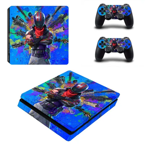 Белый НОВАЯ тонкая наклейка для PS4, Виниловая наклейка для консоли Playstation 4 и 2 контроллера PS4, тонкая наклейка s - Цвет: Белый