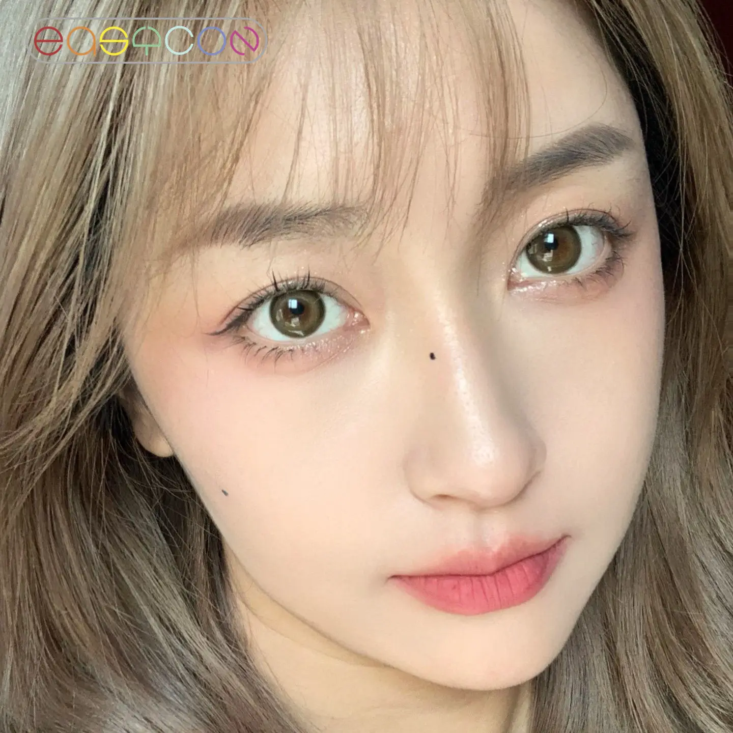 easycon honeydew green colored contact lenses for eyes soft small beauty pupil color 2pcspair degree prescription myopia free global shipping