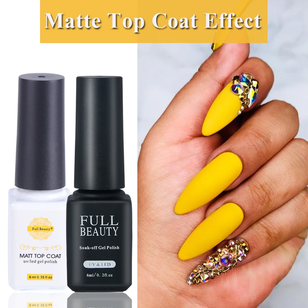 6 мл Гель лак УФ светодиодный для ногтей маникюра Желтые цвета полуперманентный